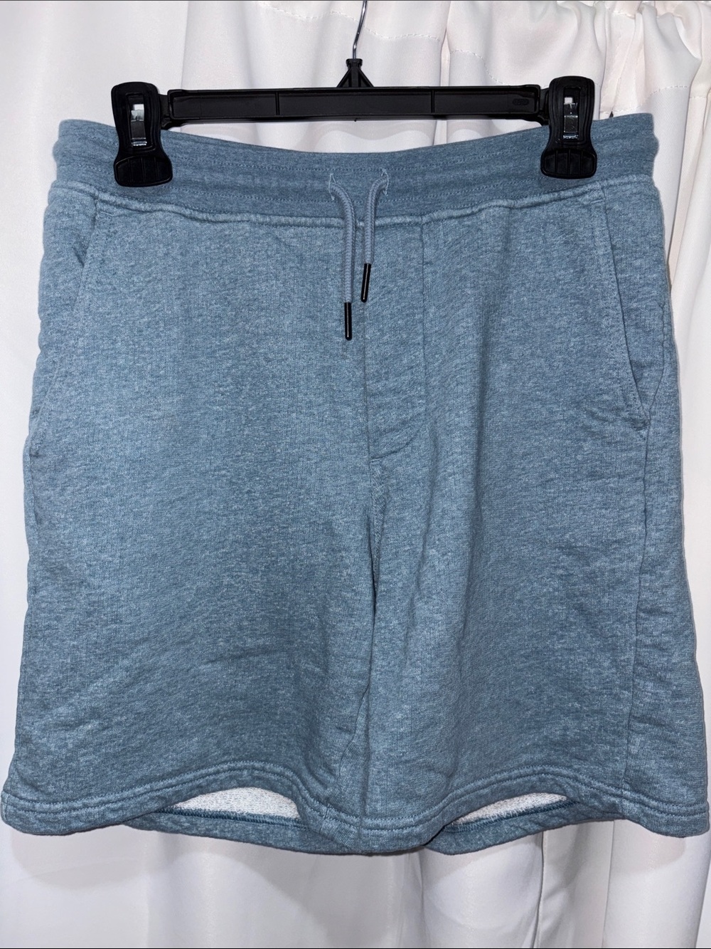 Patagonia Light Heather Blue Athletic Drawstring Shorts